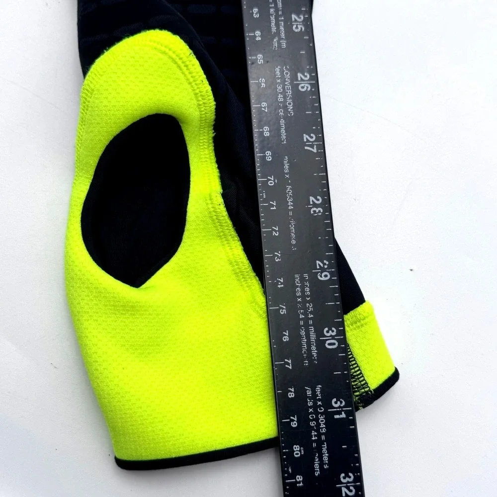 NIKE Men's XXL Black Neon Green Pro Combat Hyper Recovery Tights Compression